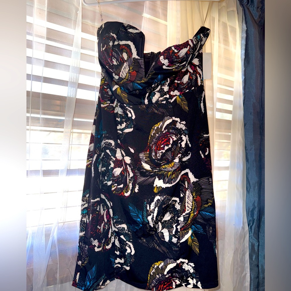 Strapless bodycon dress